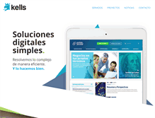 Tablet Screenshot of kells.com.ar