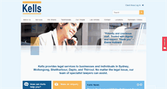 Desktop Screenshot of kells.com.au
